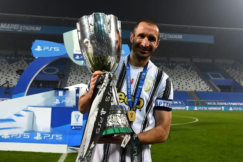 Giorgio Chiellini has been with Juventus for 16 years.